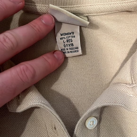 Tan ll bean polo - Picture 2 of 3